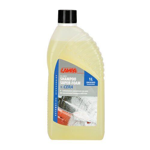 Concentrated Super Foam Shampoo with Wax - 1 Litre